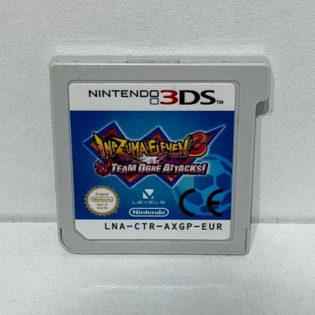 Nintendo 3DS Game: Inazuma Eleven 3 Team Ogre Attacks! Los, 1 speler, Ophalen of Verzenden, Zo goed als nieuw, Vanaf 3 jaar