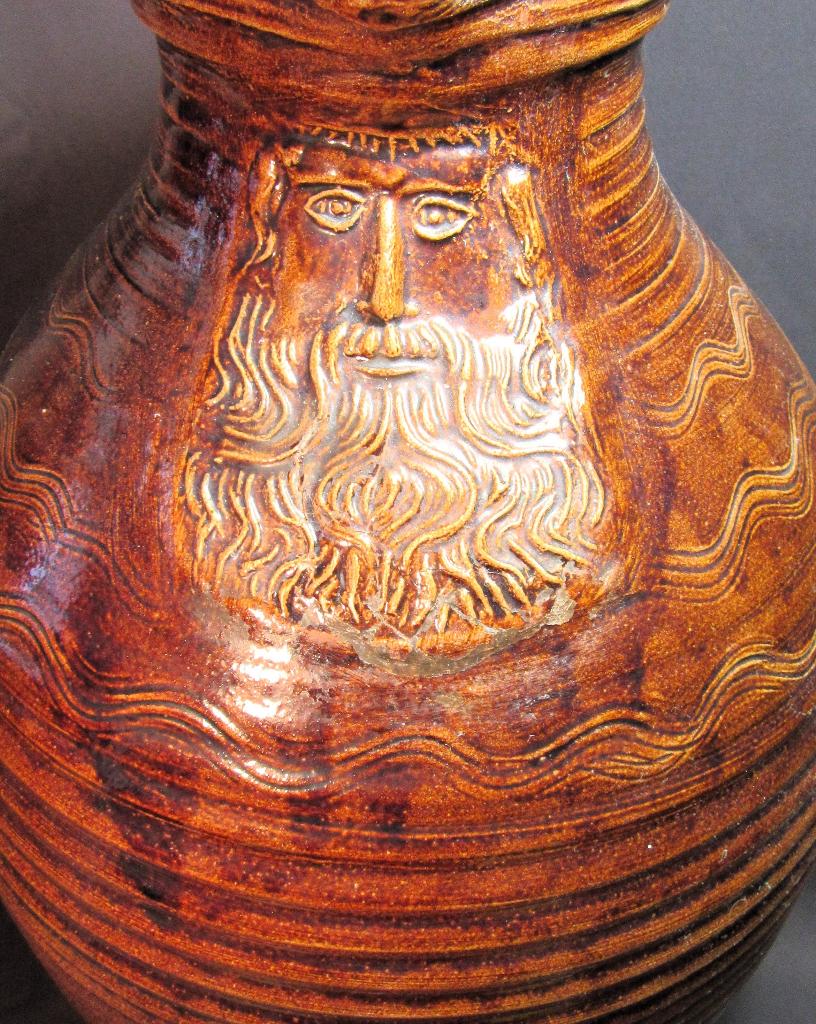 Baardmankruik 47 cm – Rijnlands Steengoed - T.e.a.b., Antiek en Kunst, Antiek | Keramiek en Aardewerk, Ophalen of Verzenden