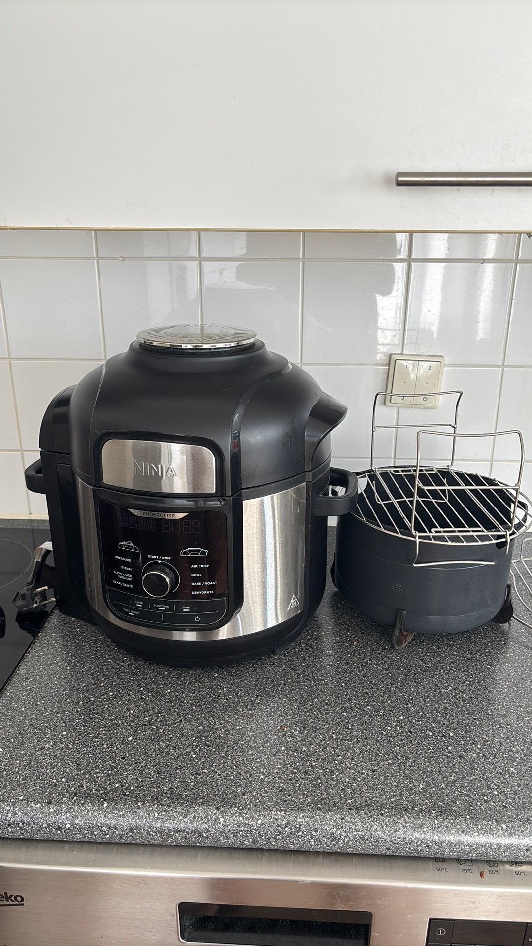 Multicooker ninja OP500 EU, Witgoed en Apparatuur, Slowcookers, Ophalen, Zo goed als nieuw