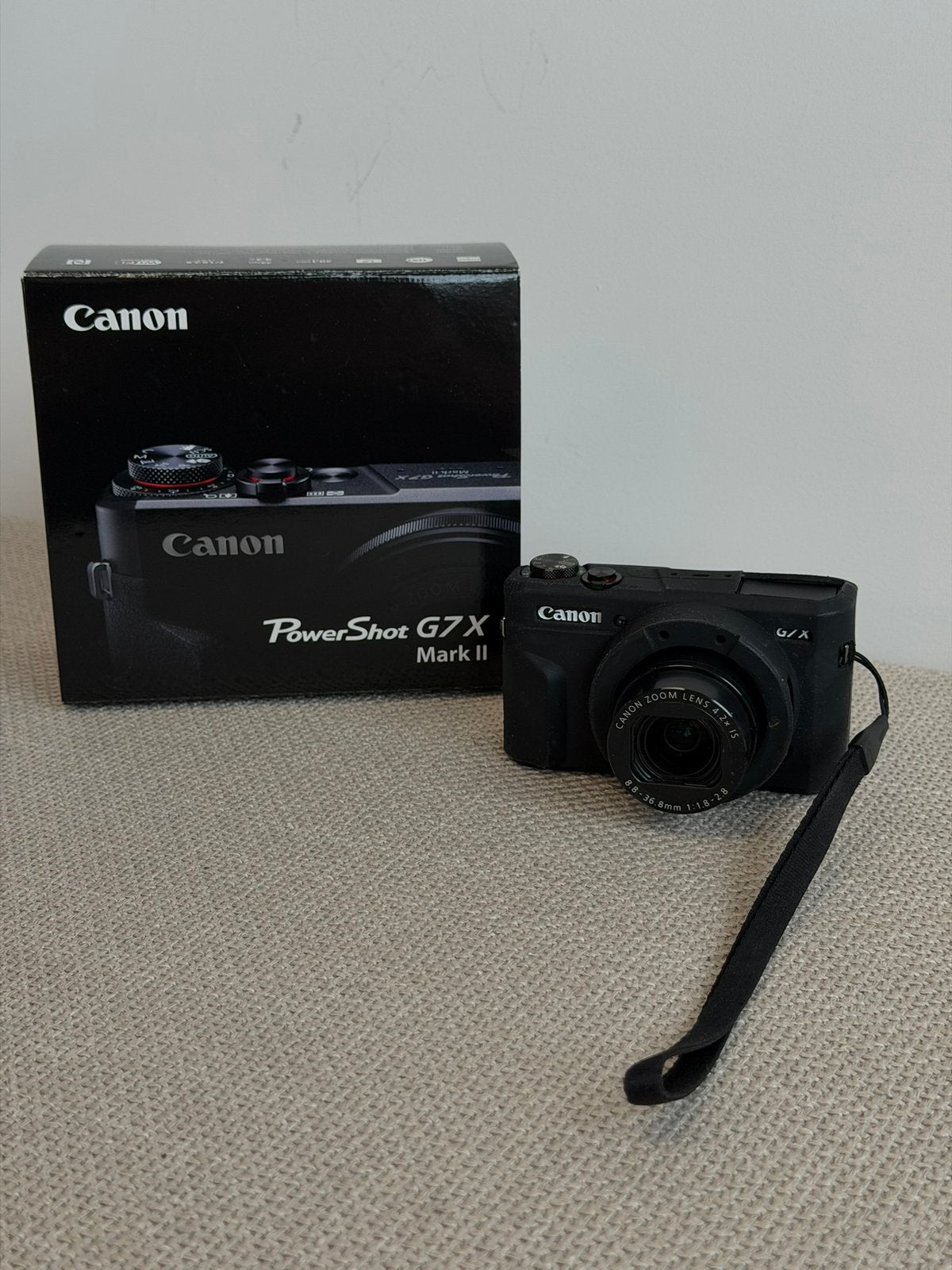 Canon g7x mark ii camera, Canon, Ingebouwde flitser, Accu, Ophalen of Verzenden
