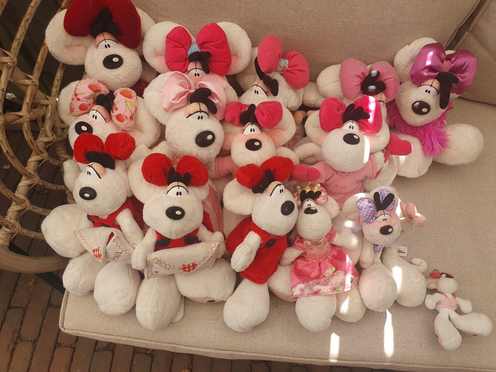 Te koop Diddlina knuffels, Ophalen of Verzenden, Zo goed als nieuw, Knuffel