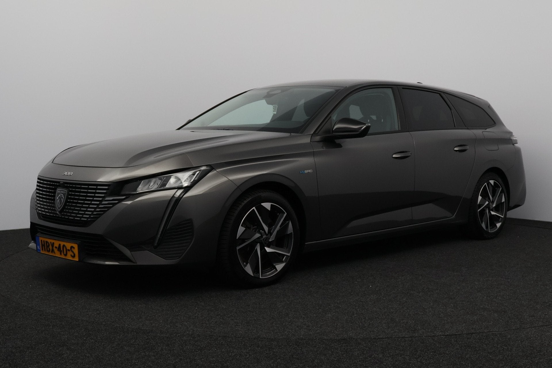 Peugeot 308 SW 1.6 HYbrid 180 GT Pack Business/ Virtual Dash, Auto's, Gebruikt, 4 cilinders, 1634 kg, Leder en Stof