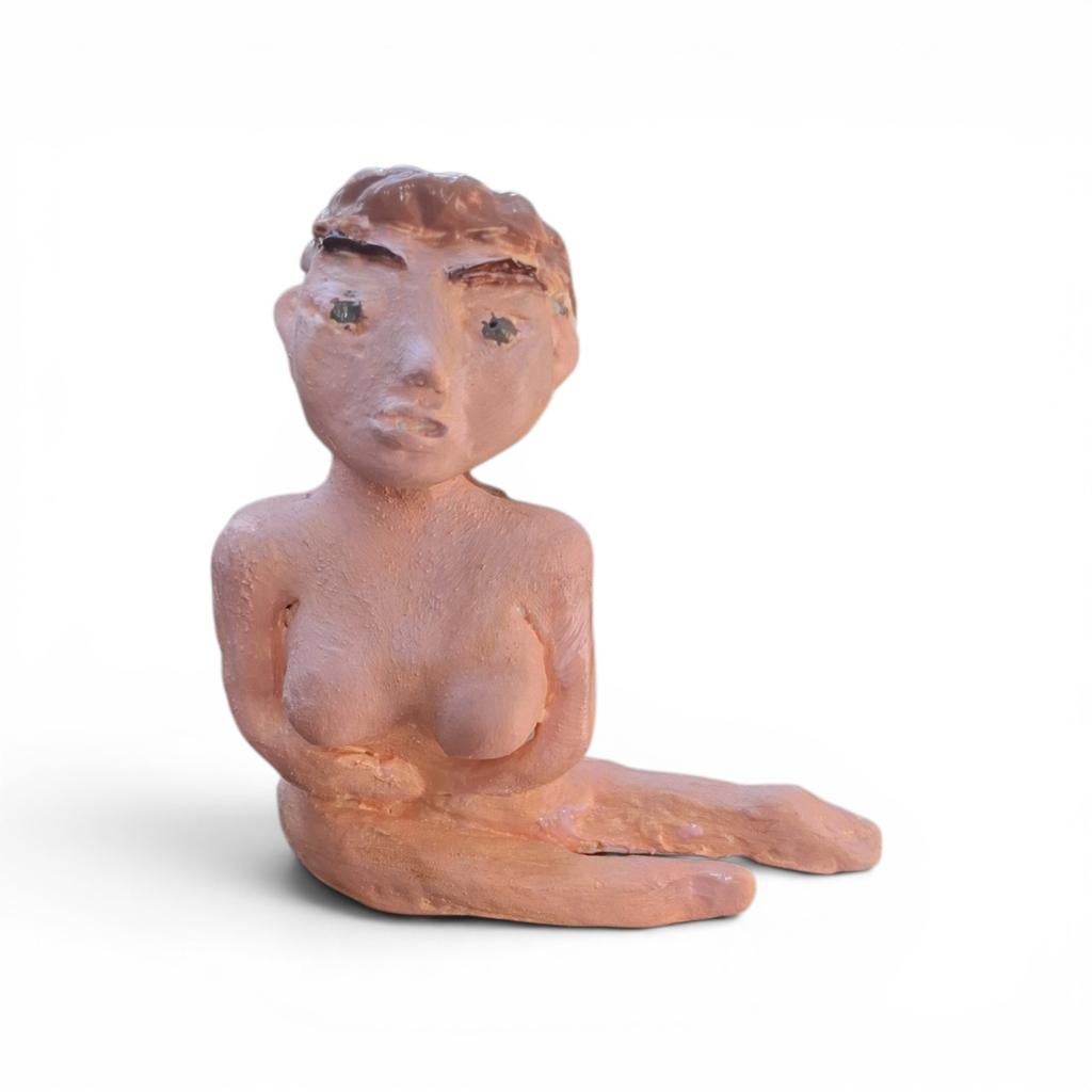 Handgemaakt kunstbeeld van vrouw in pose, Ophalen of Verzenden