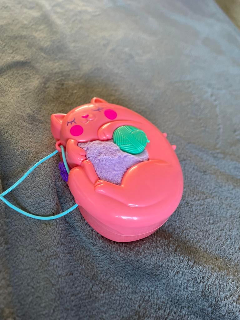 Polly Pocket Speelset Kat Compact met Accessoires, Ophalen, Gebruikt, Poppenhuis