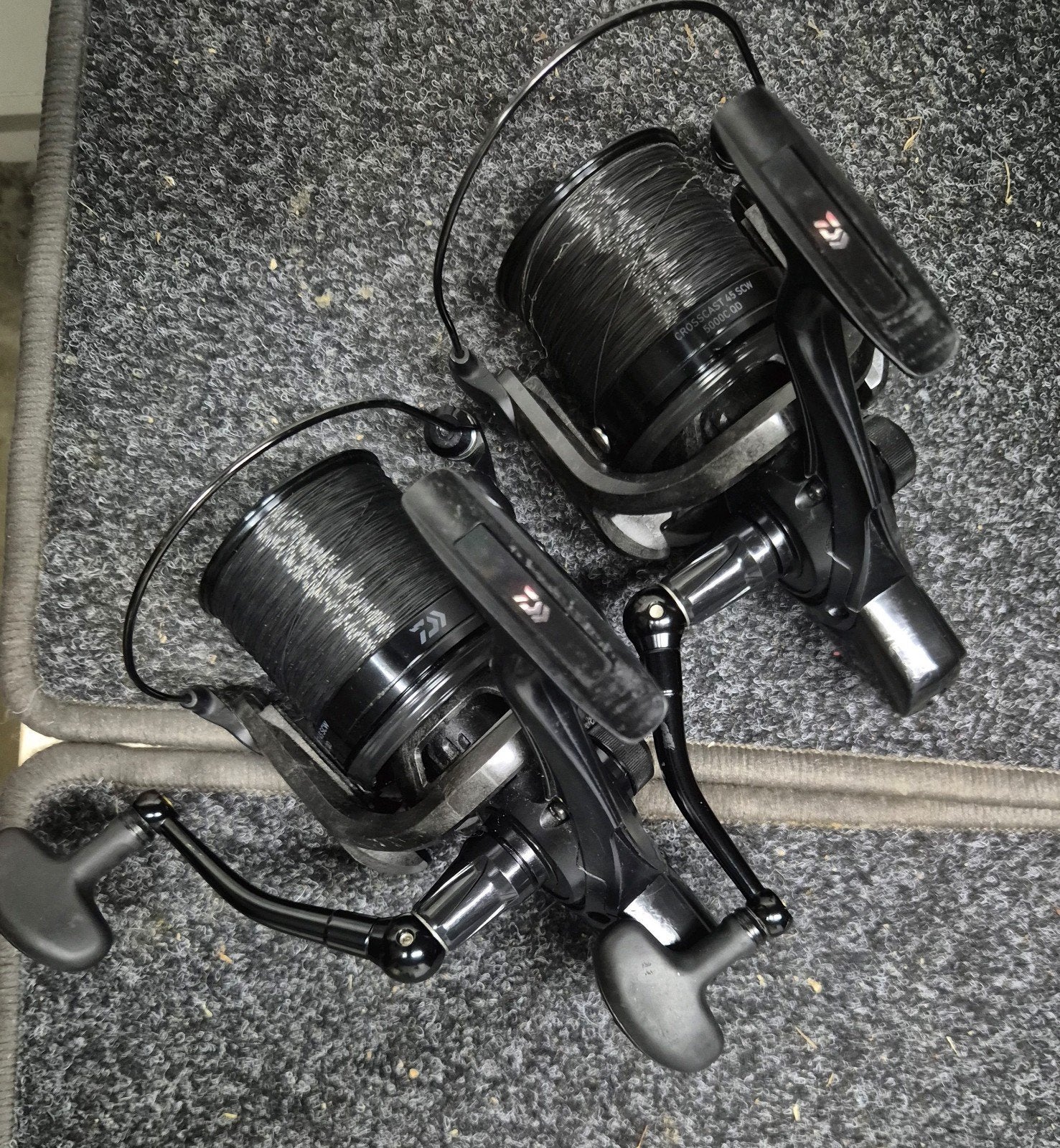 zgan Daiwa Crosscast 45SCW 5000C QD., Ophalen of Verzenden, Zo goed als nieuw, Molen