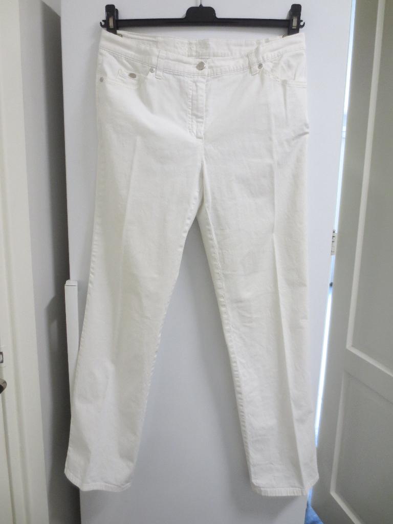 Dames Pantalon - Broek- Wit - Gerry Weber - Irina  - Maat 40, Maat 38/40 (M), Wit, Ophalen of Verzenden, Zo goed als nieuw