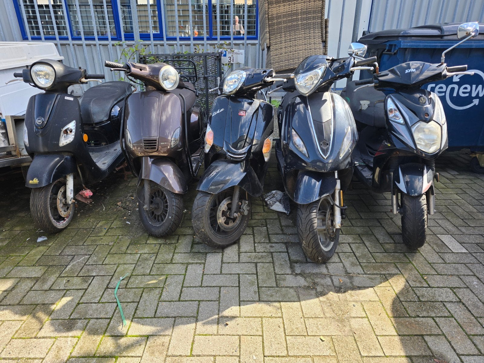 partij scooter s voor loop, sloop, of export., Ophalen, Gebruikt, Benzine