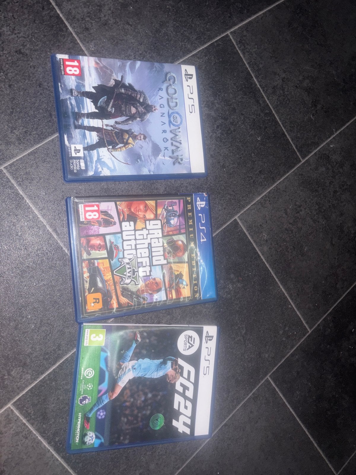 PS5/PS4 Games: FC24, God of War Ragnarök, GTA V