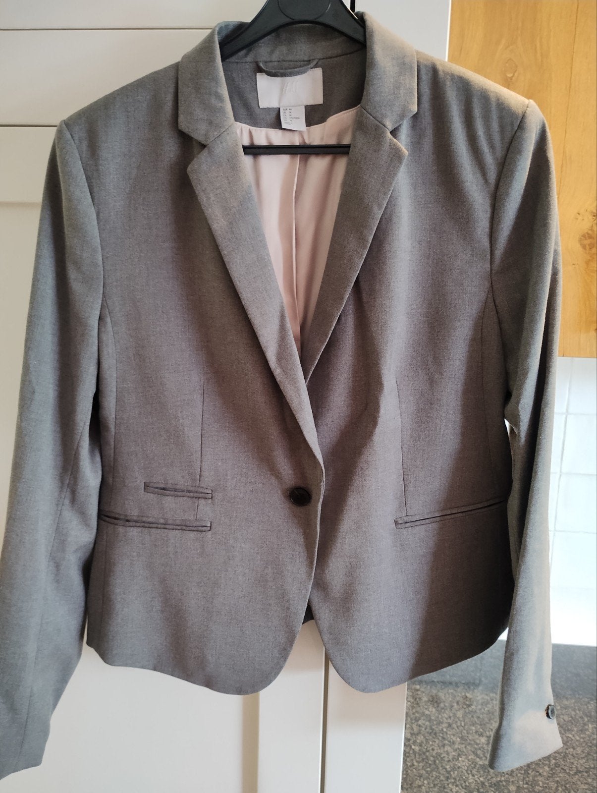 Kort grijs colbert van H&M, maat 40, Ophalen of Verzenden