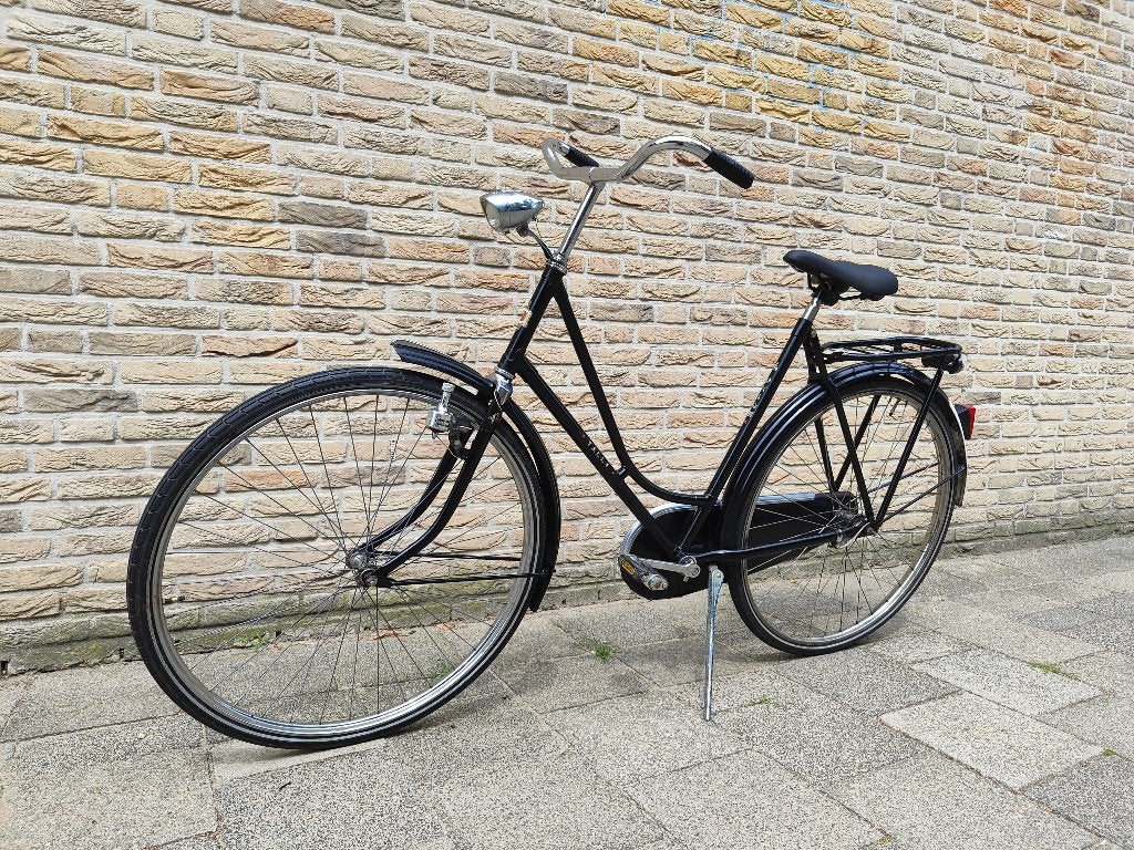 Zeer sterke 28inch Union damesfiets, tiptop en rijklaar, Fietsen en Brommers, Terugtraprem, (Extra) lage instap, 56 cm of meer