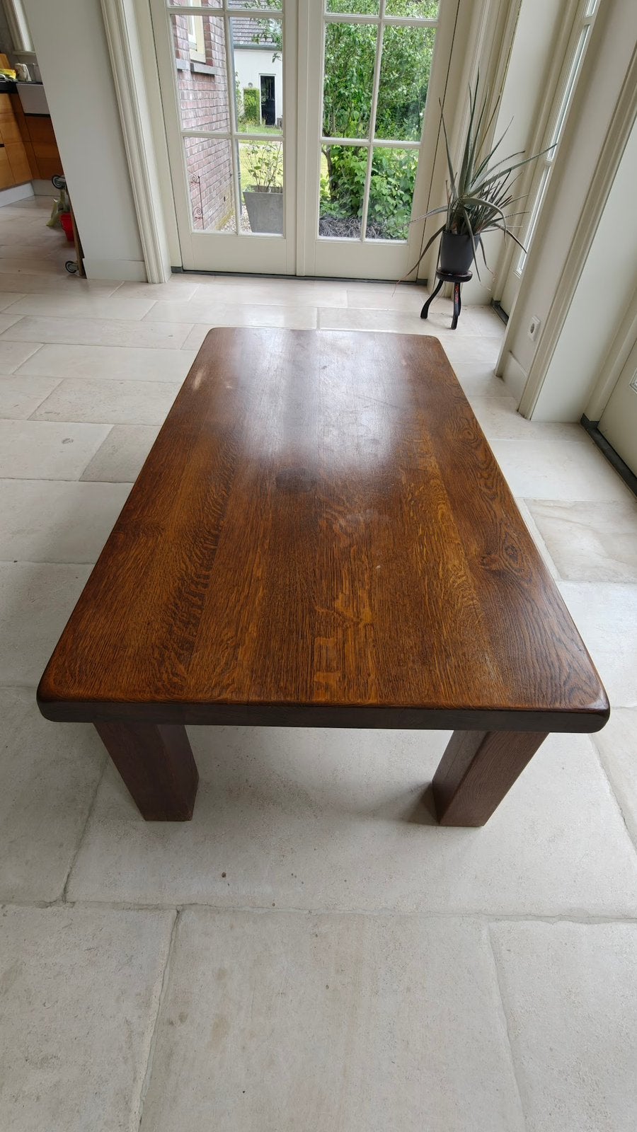 salontafel 70x130x46, Ophalen, Gebruikt, 100 tot 150 cm, 50 tot 100 cm