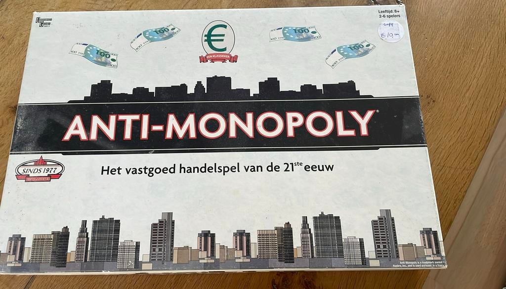 Anti-Monopoly, Hobby en Vrije tijd, Gezelschapsspellen | Bordspellen, Vijf spelers of meer, Ophalen of Verzenden, Gebruikt