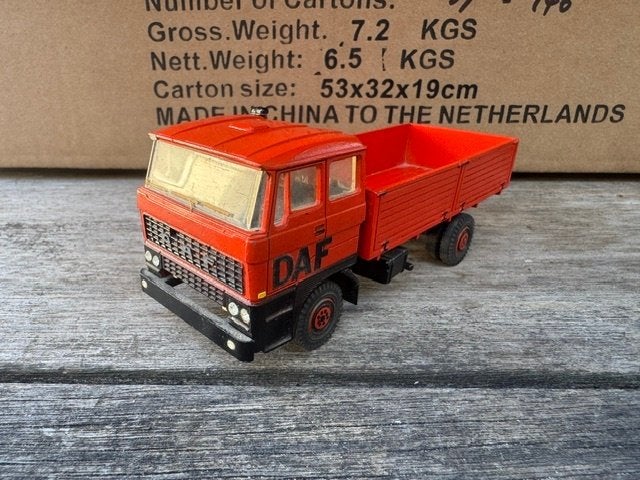 1:50 Daf Truck Laadbak Lion Car, Ophalen of Verzenden, Gebruikt, Bus of Vrachtwagen, Lion Toys