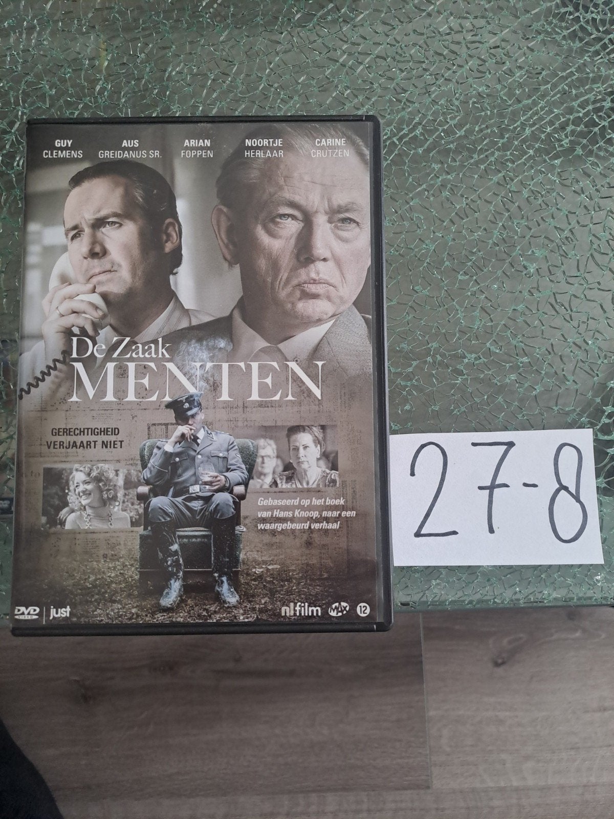 De Zaak Menten DVD - Waargebeurd Oorlogsdrama, Vanaf 12 jaar, Ophalen of Verzenden, Gebruikt