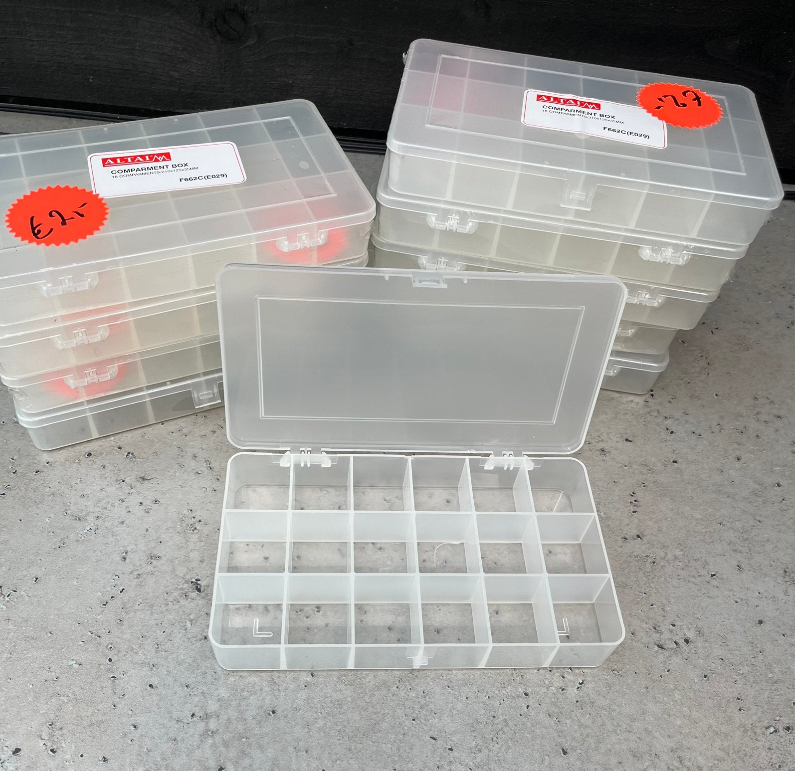 ALTAI Comparment Box 18 vaks, Hobby en Vrije tijd, G, G, G, Nieuw