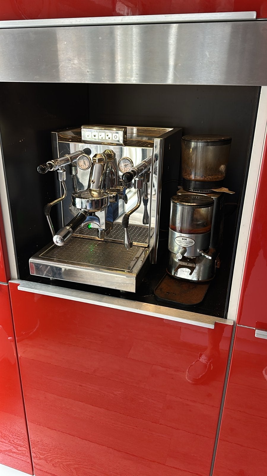 ECM Technika II Profi Espresso machine, Stoompijpje, Gebruikt, Espresso apparaat, 10 kopjes of meer