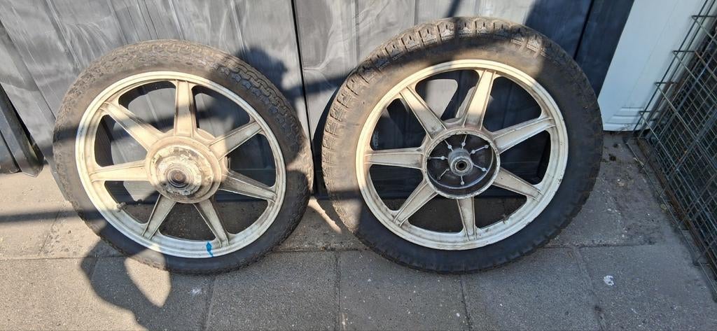 Originele Zundapp 17 inch sterwielen - Schijfrem voor, Ophalen, Gebruikt, Overige typen