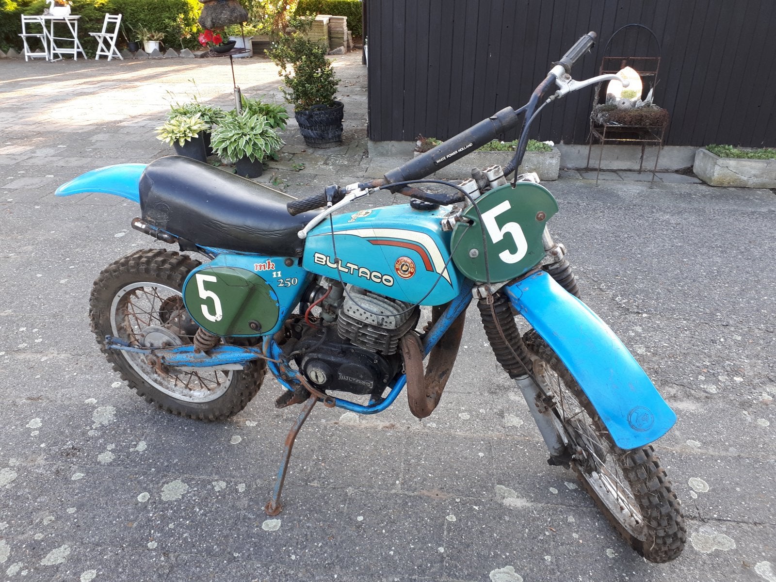 Bultaco Pursang 250cc, extra frame + diverse onderdelen, Motoren, Gebruikt, Crossmotor, Meer dan 35 kW, Handgeschakeld