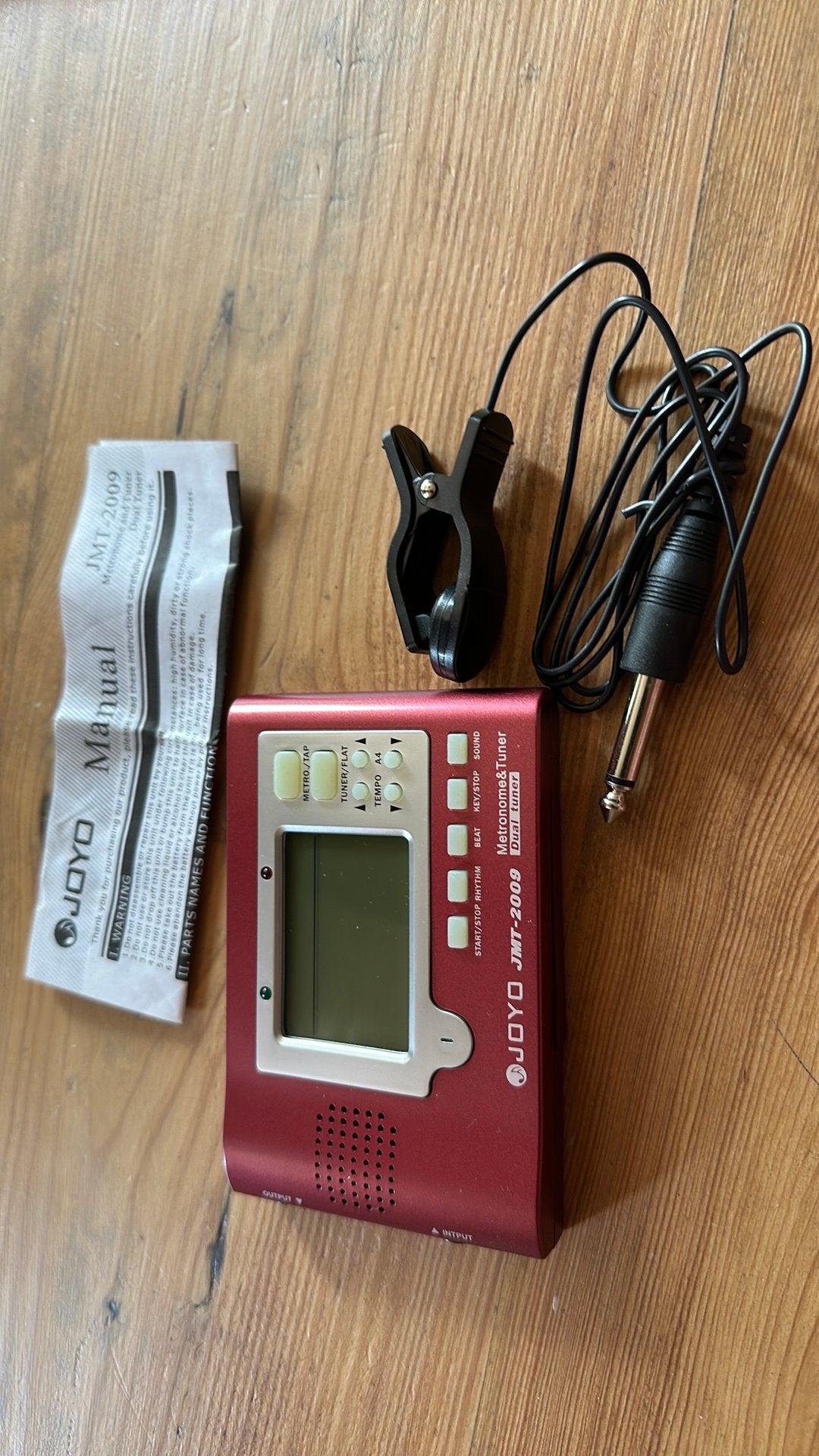 Joyo JMT-2009 metronome&Tuner rood, Muziek en Instrumenten, Ophalen of Verzenden, Zo goed als nieuw, Artiest of Componist, Populair