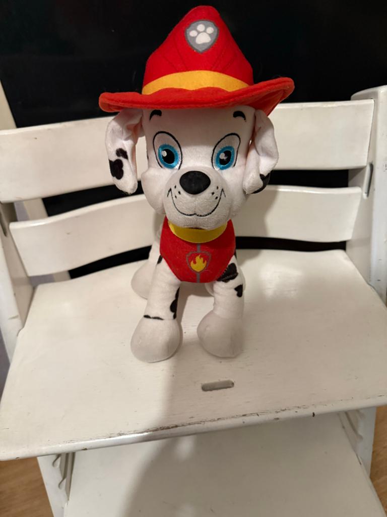 Paw Patrol Marshall knuffel, Ophalen, Overige merken, Hond, Zo goed als nieuw