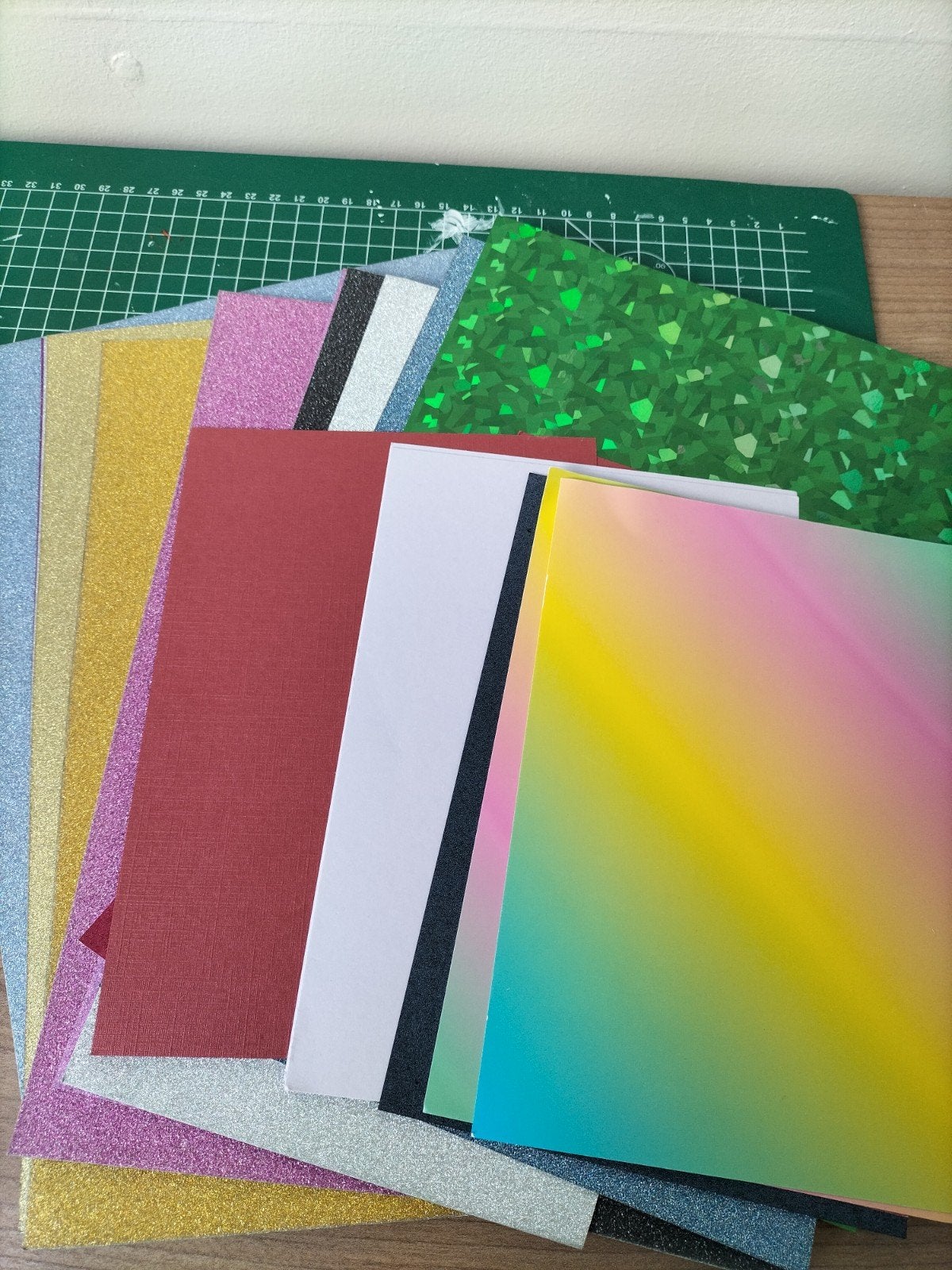 Knutselset met Dubbele Kerstbal Kaarten enz, Hobby en Vrije tijd, Ophalen, Gebruikt, Meerkleurig, Papier of Karton