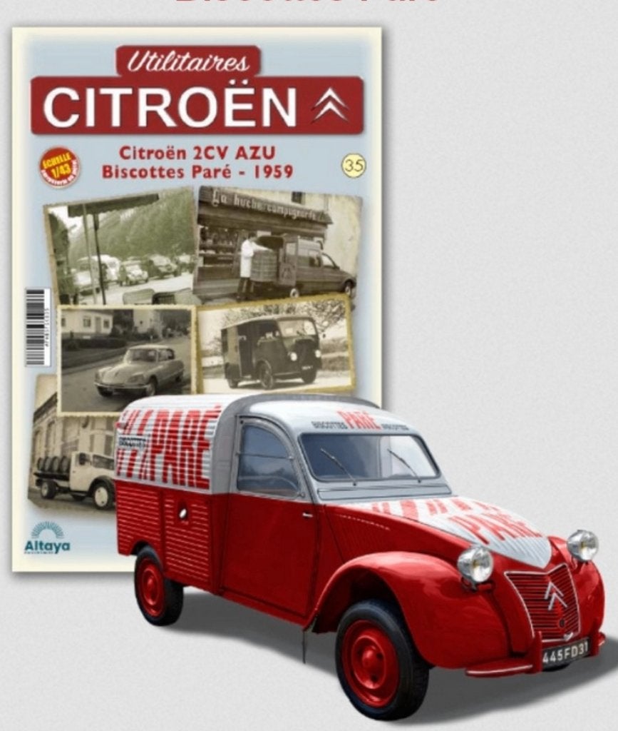 Citroen 2CV AZU Biscottes Pare 1/43 Utilitaires Citroen # 27, Verzenden, Nieuw, Auto, Overige merken