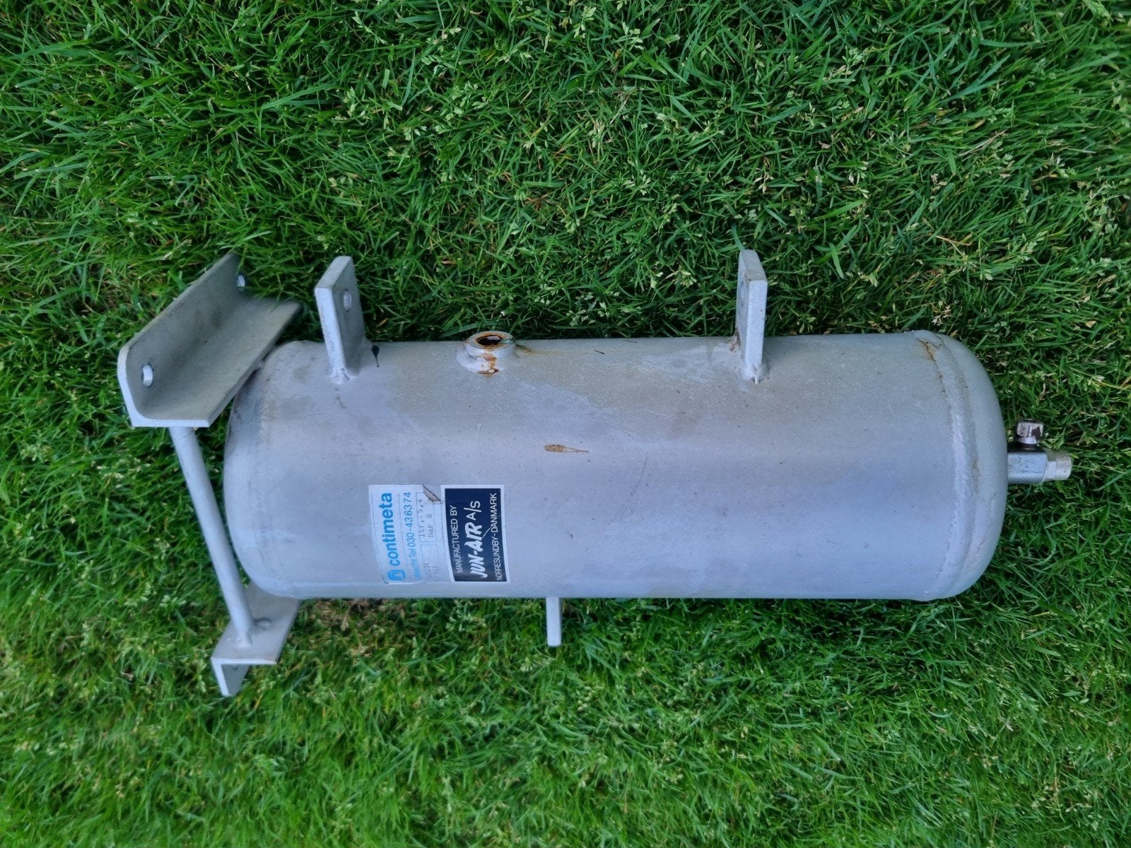 5,4 ltr. luchttankje van jun air compressor, Minder dan 25 liter, Ophalen of Verzenden, Minder dan 200 liter/min