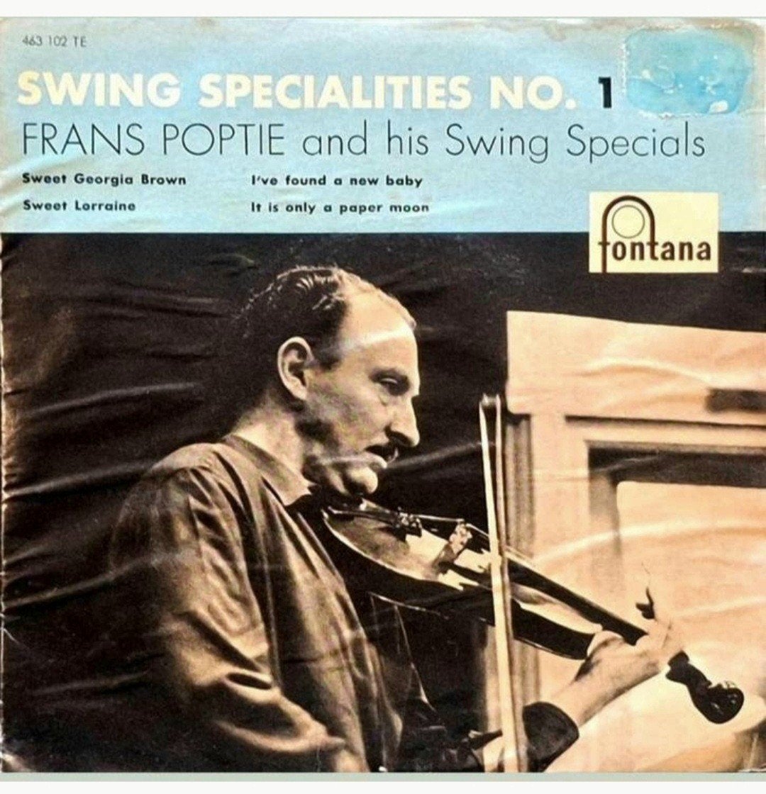 7"-EP/SINGLE  FRANS POPTIE - Swing Specialities 1, EP, Ophalen of Verzenden, Gebruikt, EP