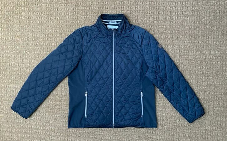 HV SOCIETY Zomerjas Donkerblauw dames maat 44, Ophalen of Verzenden, Blauw