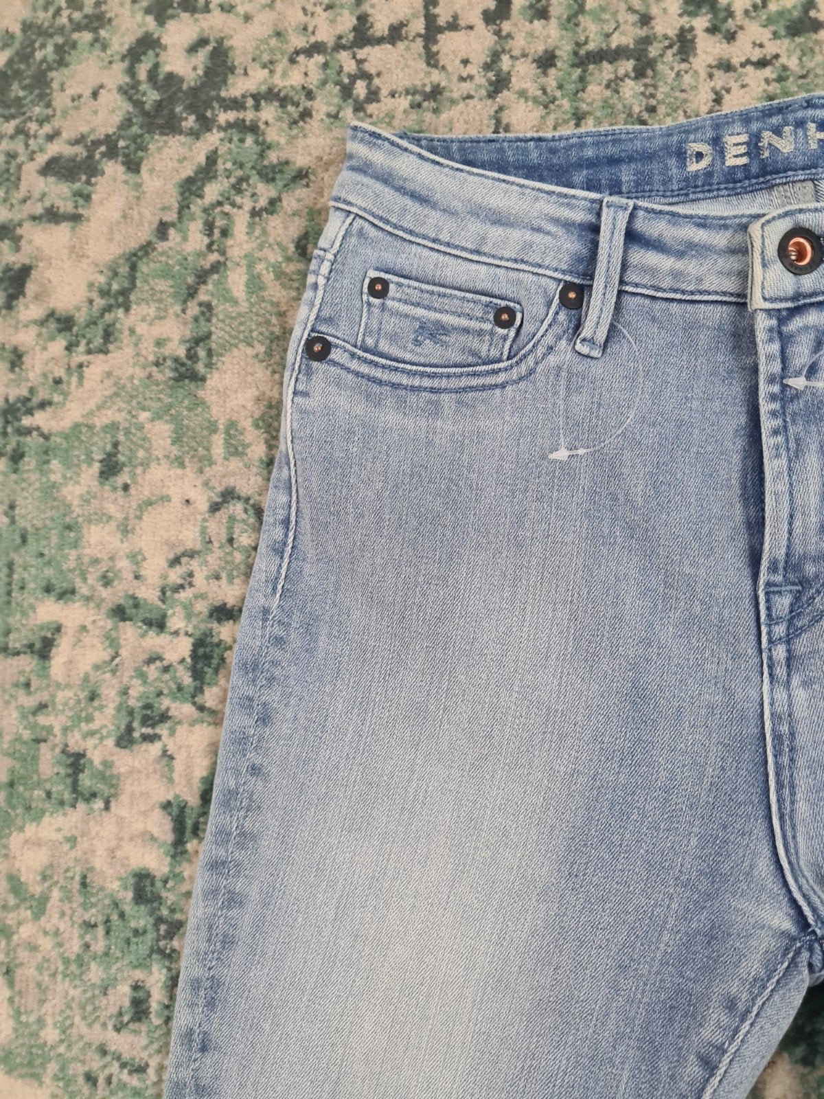 Denham Skinny Fit W27 L28 Nieuw Tulsi2728, Denham, Blauw, Nieuw, Ophalen of Verzenden