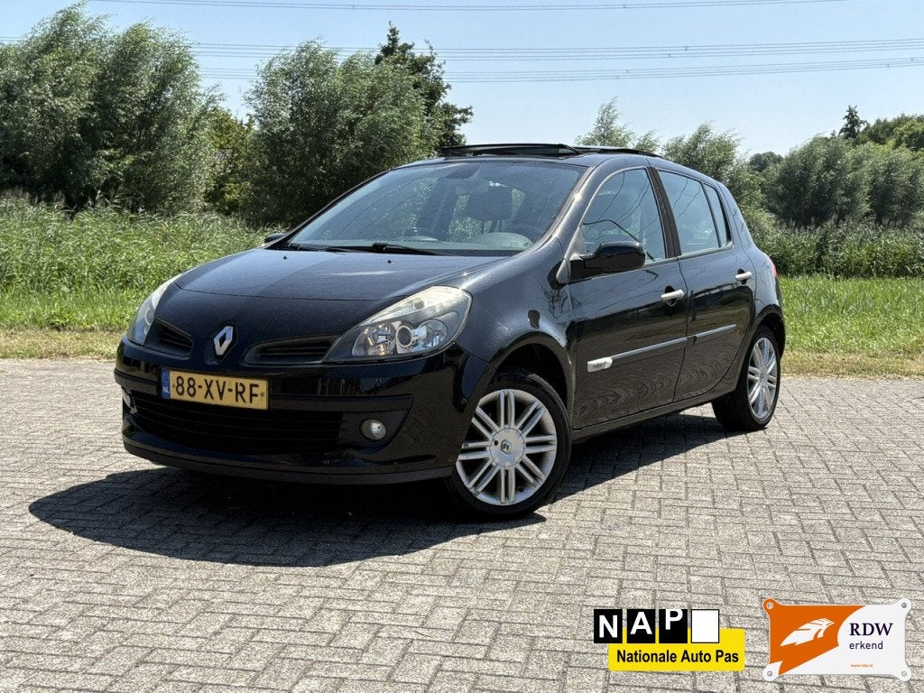 Renault Clio 1.6-16V Initiale / AUT / Full optie / KEYLESS, Auto's, 535 kg, Gebruikt, Parkeersensor, 4 cilinders