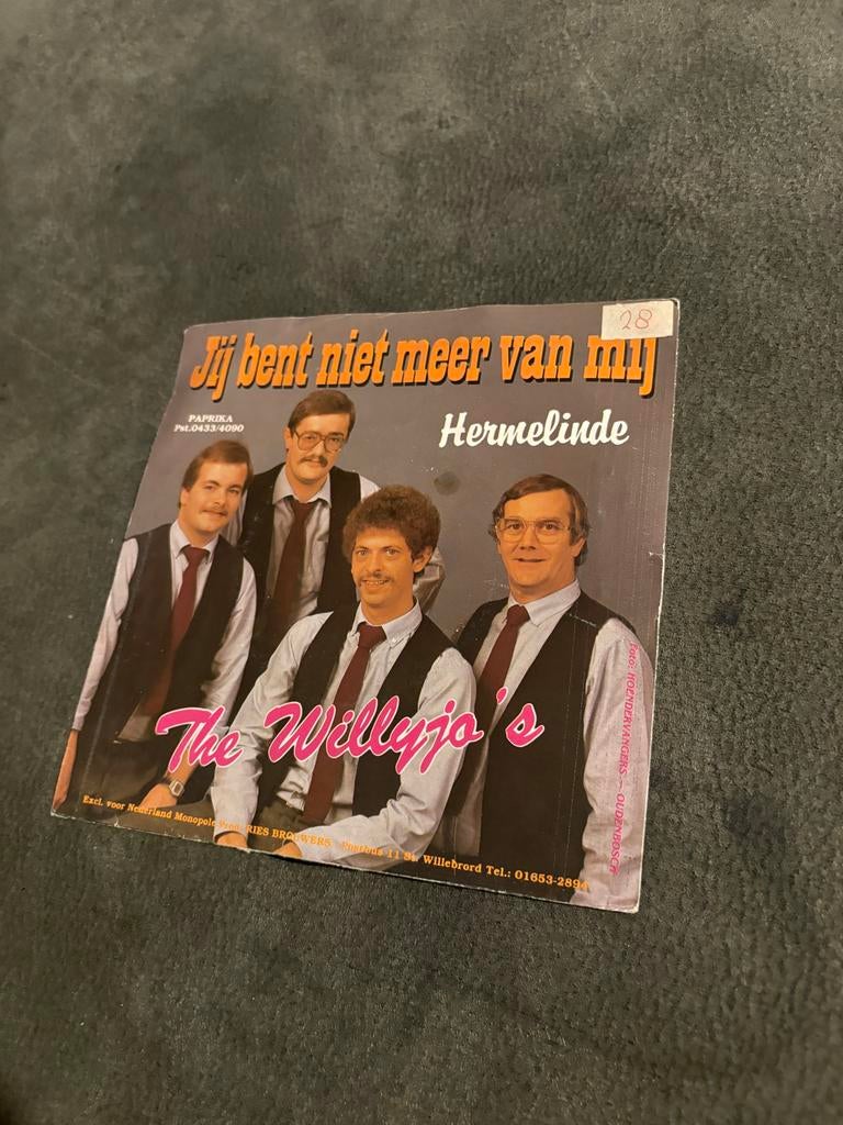 The Willyjo's - Jij bent niet meer van mij / Hermelinde, Gebruikt, Verzenden, 7 inch, Single