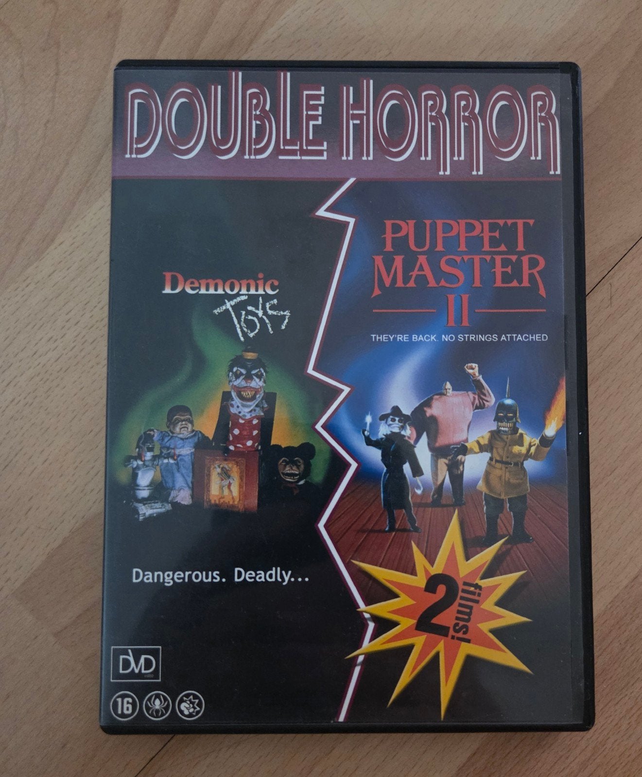 Demonic Toys & Puppet Master 2, Cd's en Dvd's, Vanaf 16 jaar, Ophalen of Verzenden, Zo goed als nieuw, Slasher