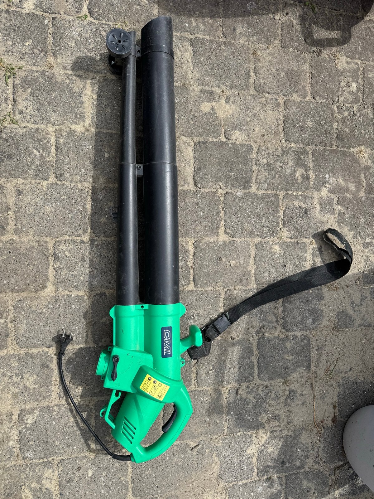 CMI C-ELS-2500 Bladblazer/Bladzuiger 2500W, Ophalen, Gebruikt, Handgedragen, Met opvangzak