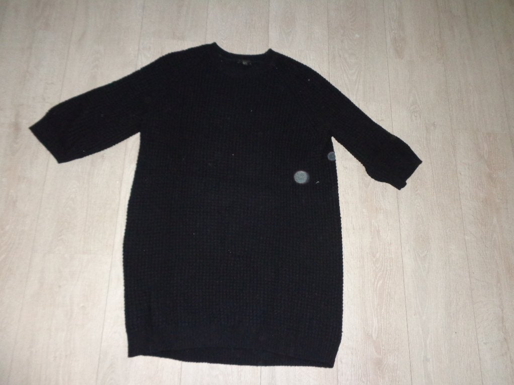 zwarte wollen trui/jurk van COS, maat M, Maat 38/40 (M), Zwart, Ophalen of Verzenden, Gedragen