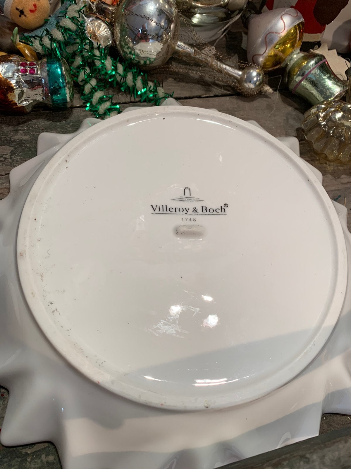 Kerst villeroy boch schaal, Ophalen of Verzenden