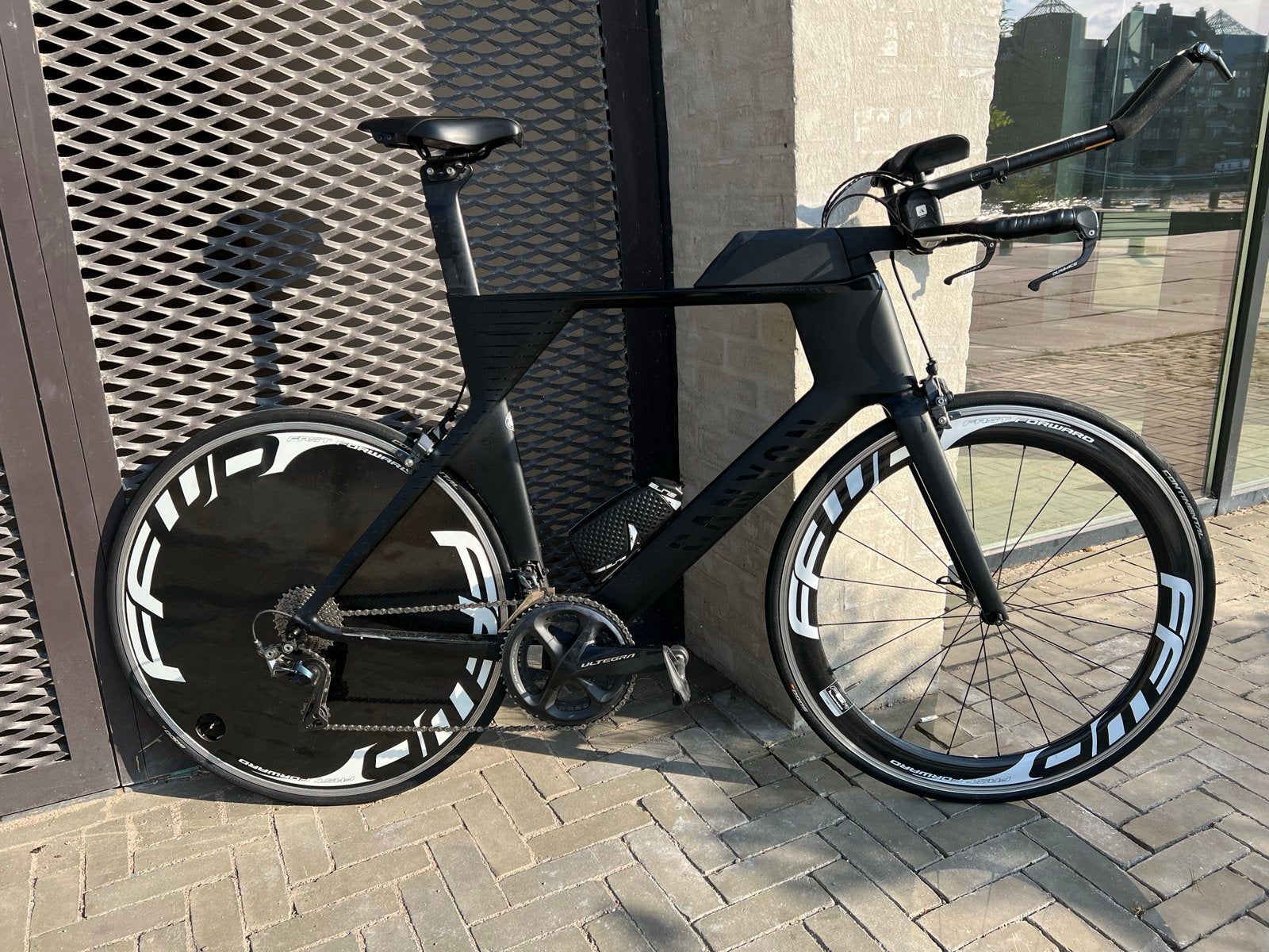 Canyon Speedmax XL tijdritfiets met FFWD wielen, Fietsen en Brommers, Fietsen | Racefietsen, Ophalen, 28 inch, Carbon, Zo goed als nieuw