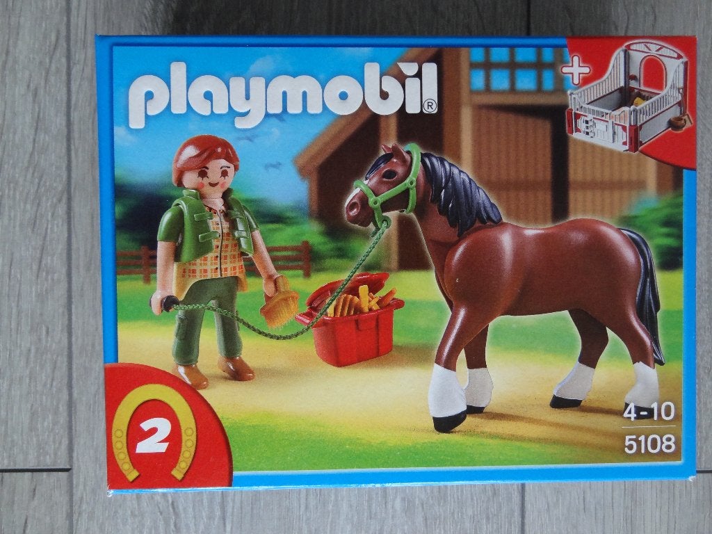 NIEUW! Playmobil Shire Met Paardenbox – 5108 >Snelle Verzend, Kinderen en Baby's, Complete set, Overige typen, Nieuw, Ophalen of Verzenden