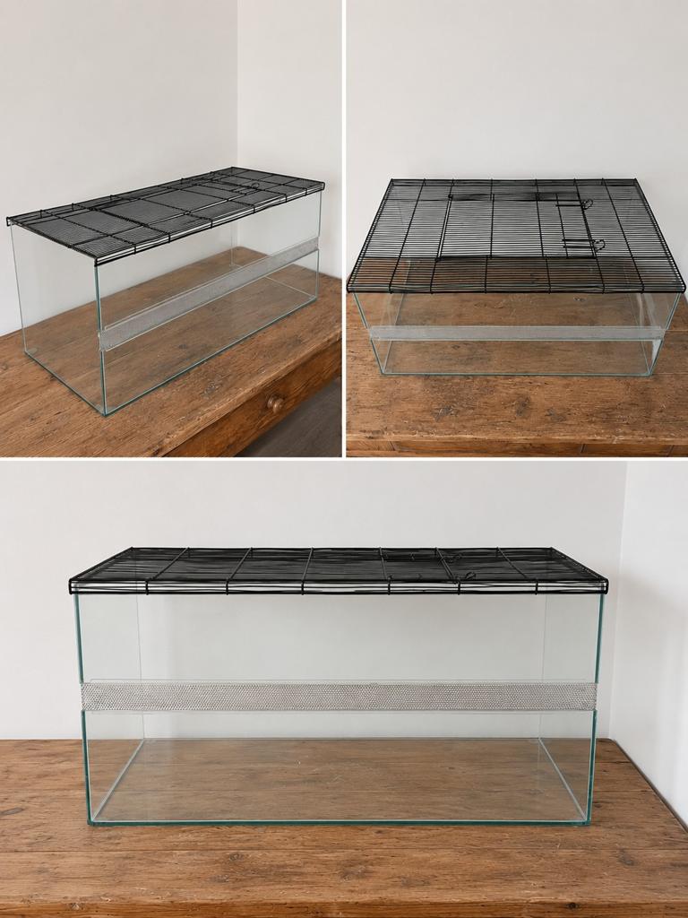 Graag zsm afhalen: Dwerg Hamster kooi/knaagdier terrarium, Gebruikt, 75 tot 110 cm, Ophalen, Minder dan 60 cm
