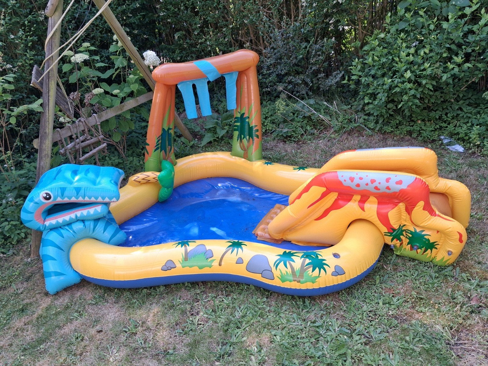 Intex Dinoland Speelzwembad - Opblaasbaar Waterpark, Ophalen, Gebruikt