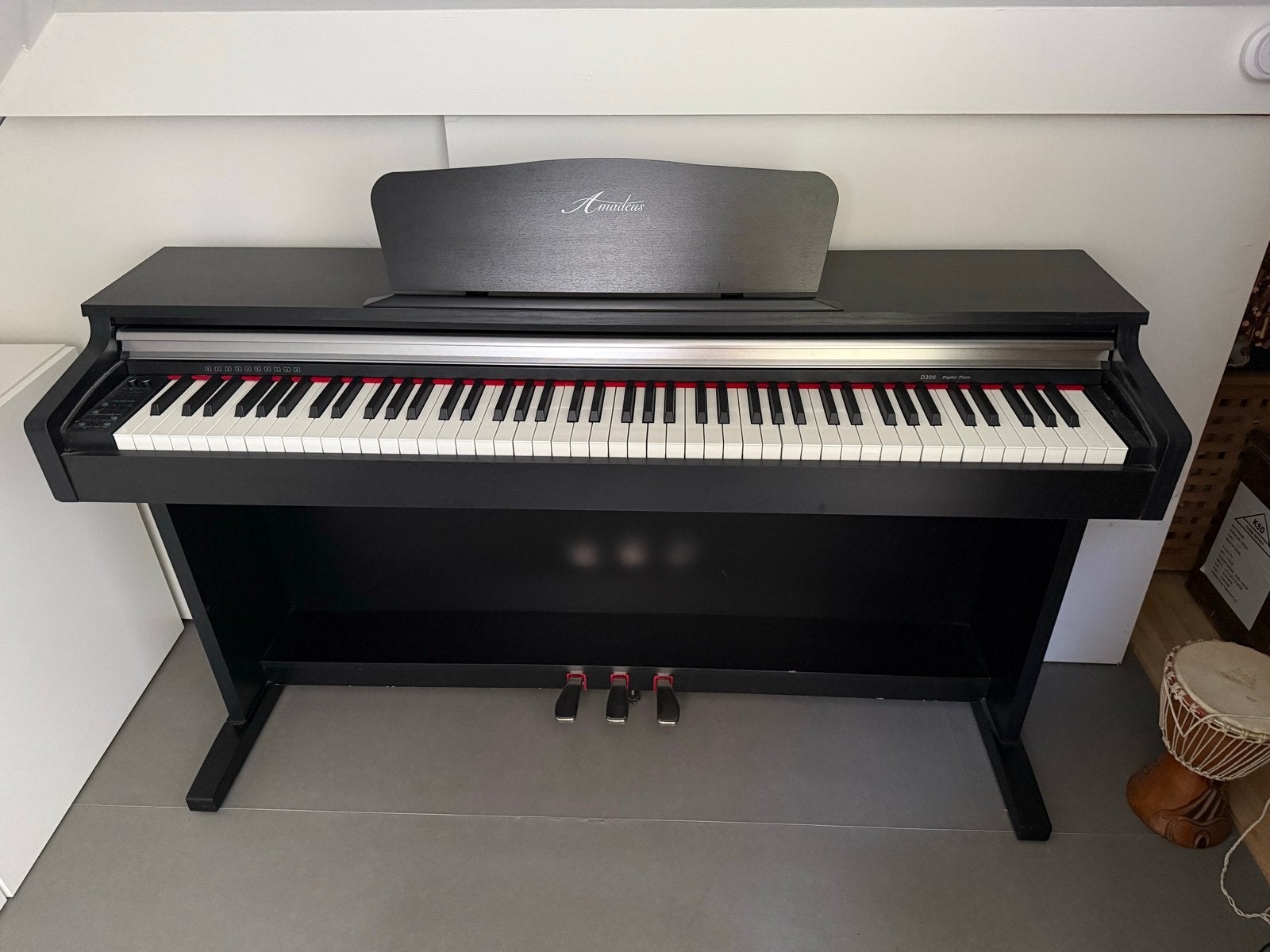 Amadeus Digitaal Piano - Zwart,, Ophalen, Zwart, Digitaal, Zo goed als nieuw