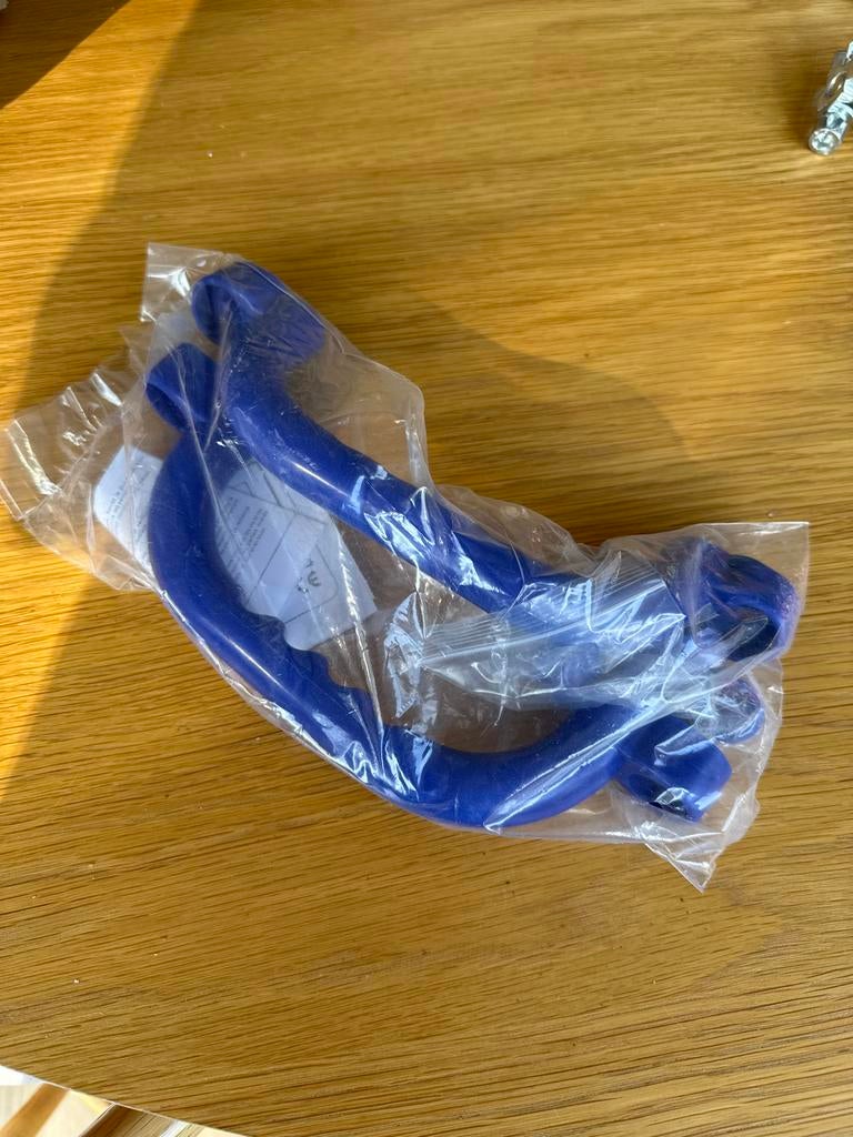 Twee blauwe handvaten voor klimtoestel, Ophalen of Verzenden, Nieuw, Overige typen, Aanbouwonderdeel