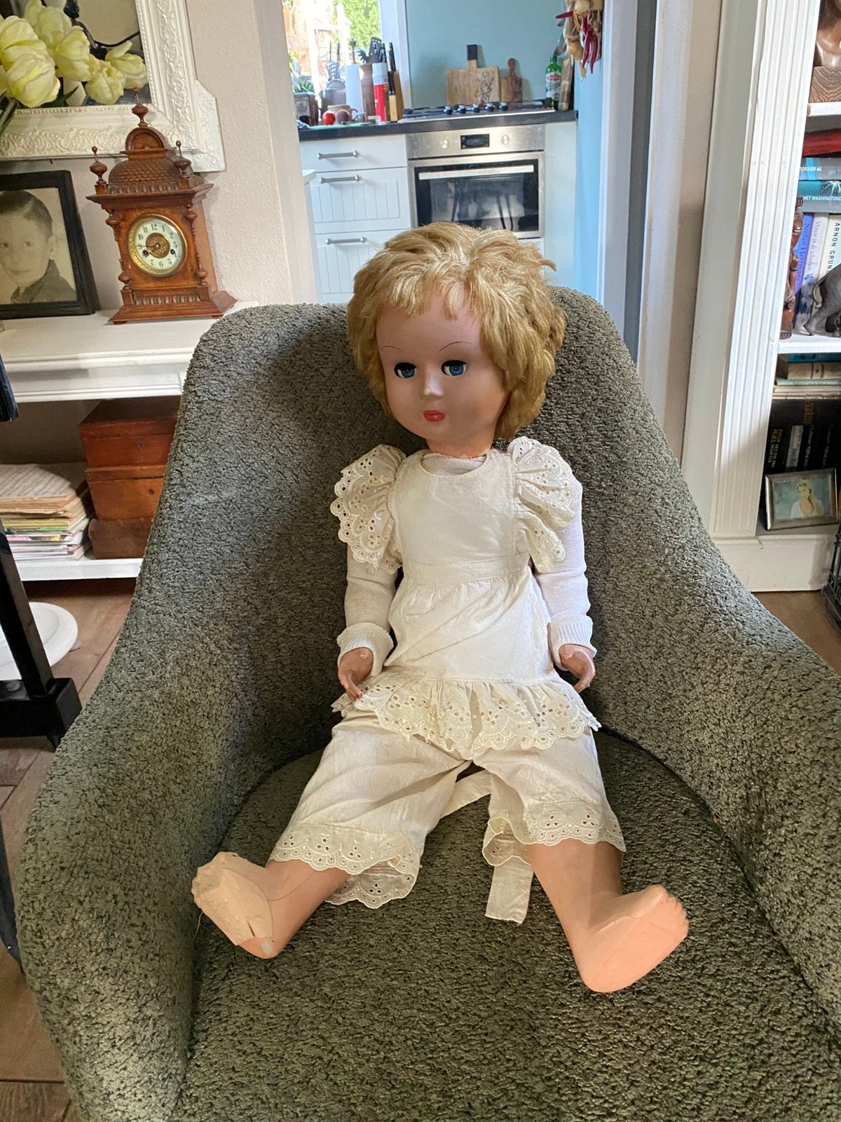 Poppen (brocante), Ophalen of Verzenden, Gebruikt, Pop