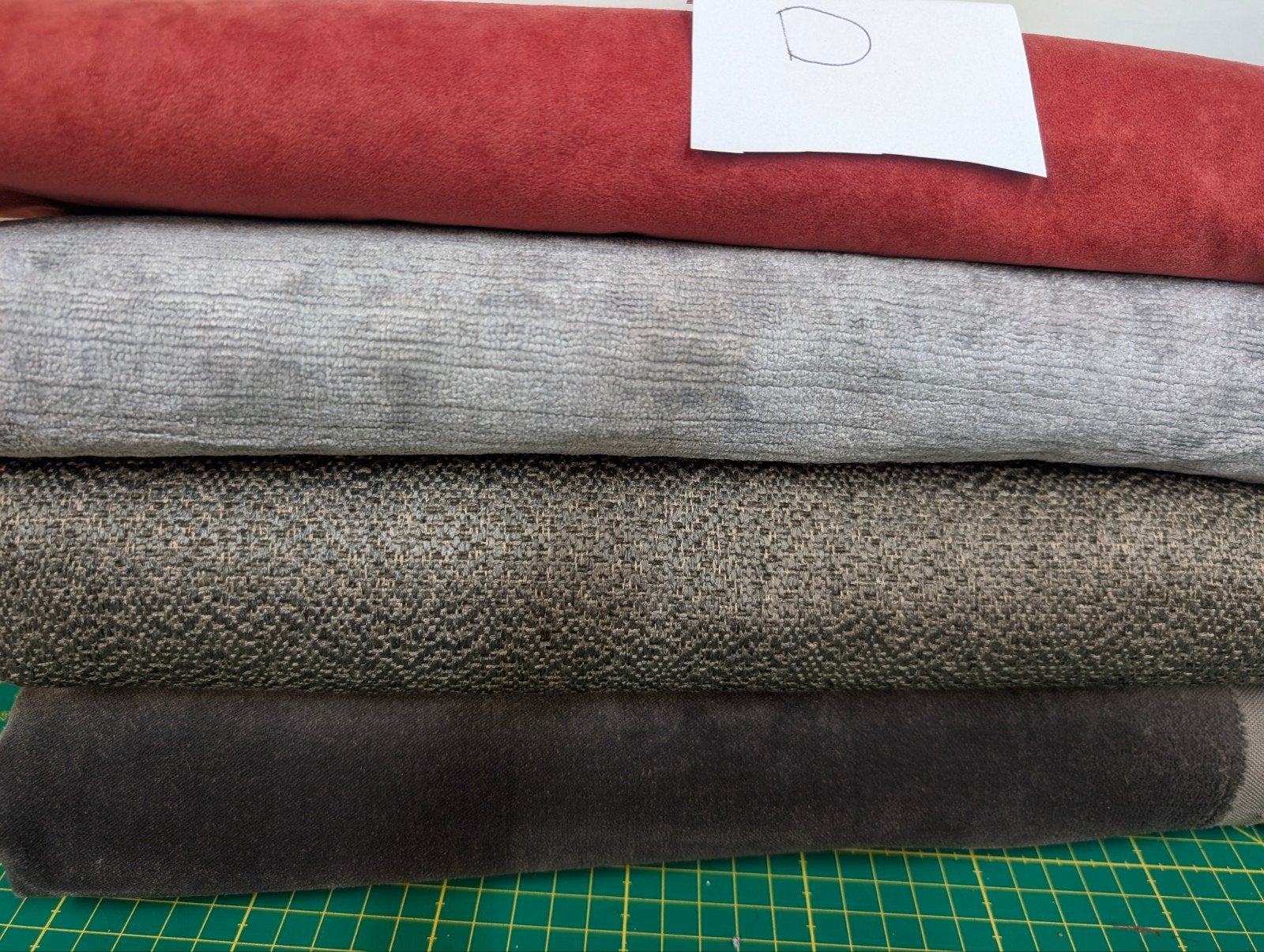 mix meubelstoffen 4x, Overige materialen, 120 cm of meer, 200 cm of meer, Ophalen of Verzenden
