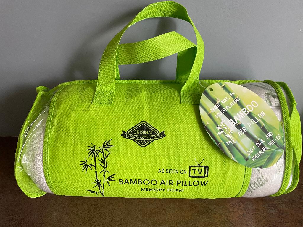 Bamboo Air Pillow voor €12,50, Ophalen, Eenpersoons, Wit, Nieuw