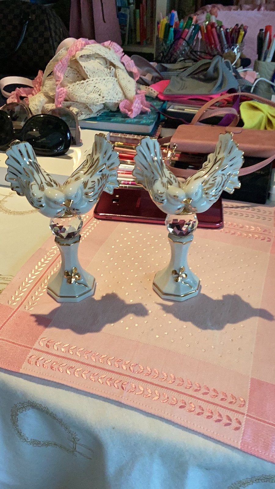 Beeldjes vogeltjes, Verzamelen, Beelden en Beeldjes, Verzenden, Zo goed als nieuw