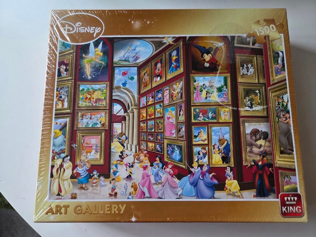 Puzzel  Disney 1500 stukjes, nieuw in verpakking ., Ophalen of Verzenden, 500 t/m 1500 stukjes, Nieuw