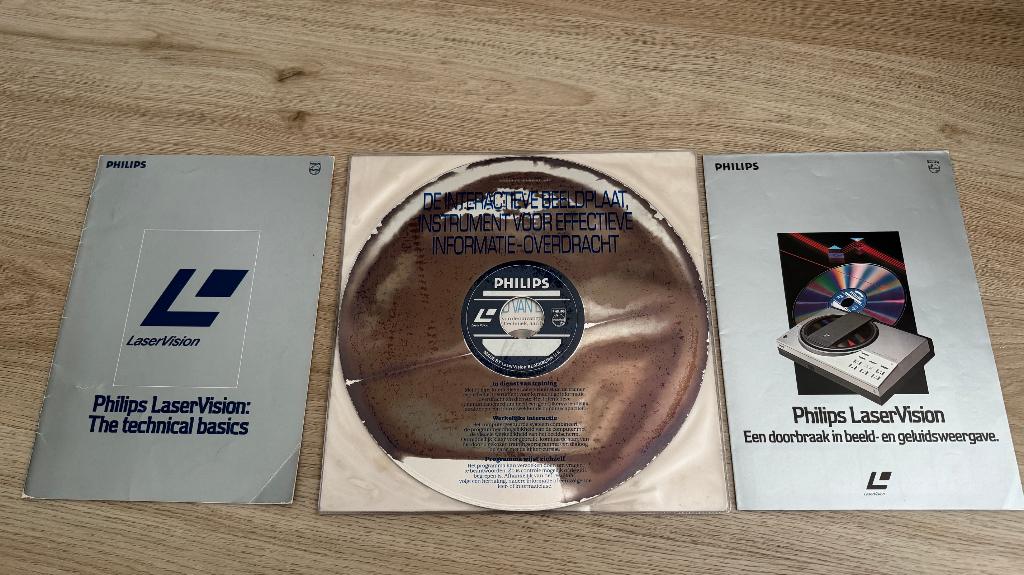 Philips Laservision brochures, Boeken, Ophalen of Verzenden, Zo goed als nieuw