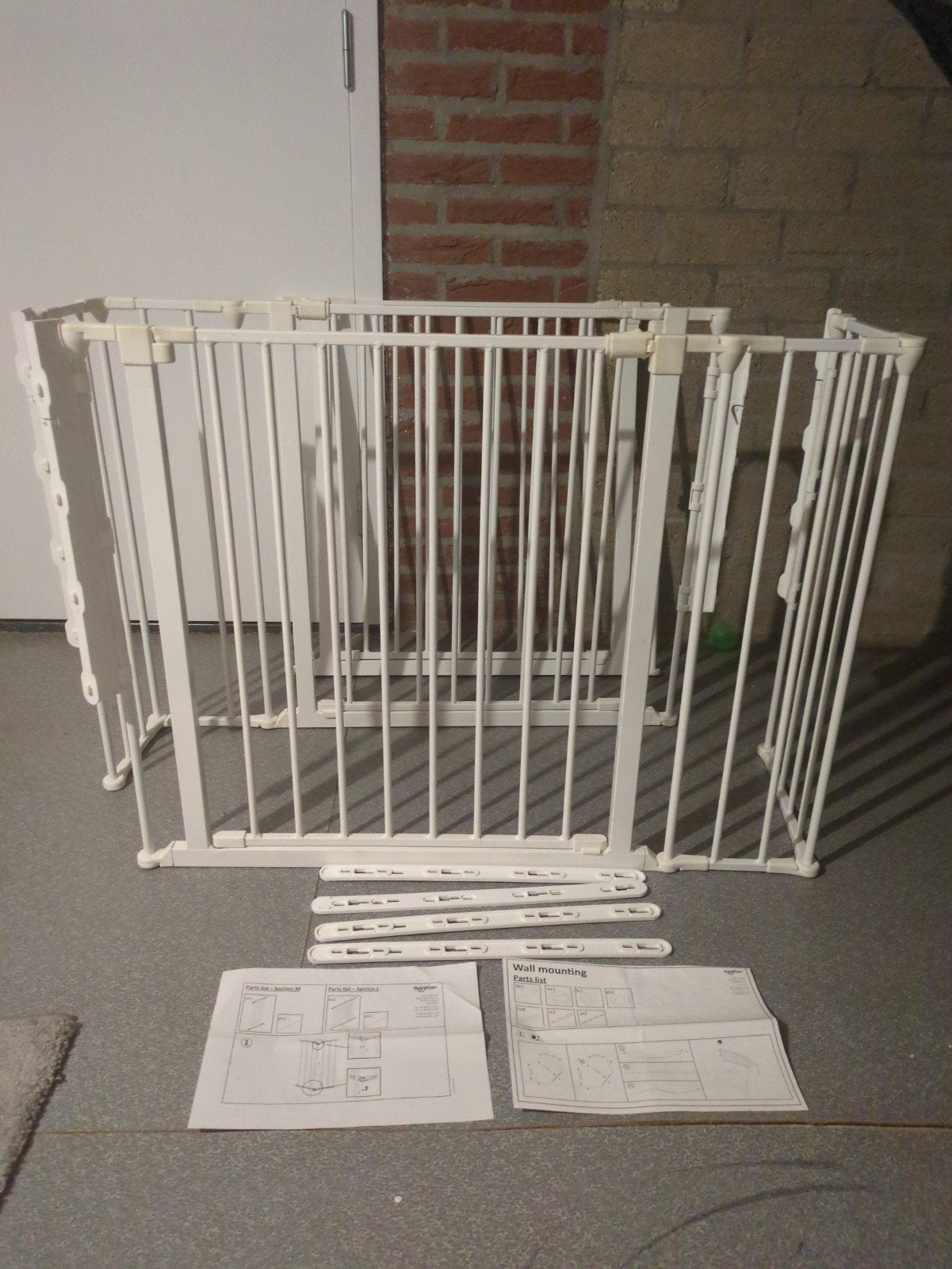 BabyDan Traphek Flex V hoektraphek voor trap overloop, Kinderen en Baby's, Traphekjes, Ophalen, Zo goed als nieuw, 115 cm of meer