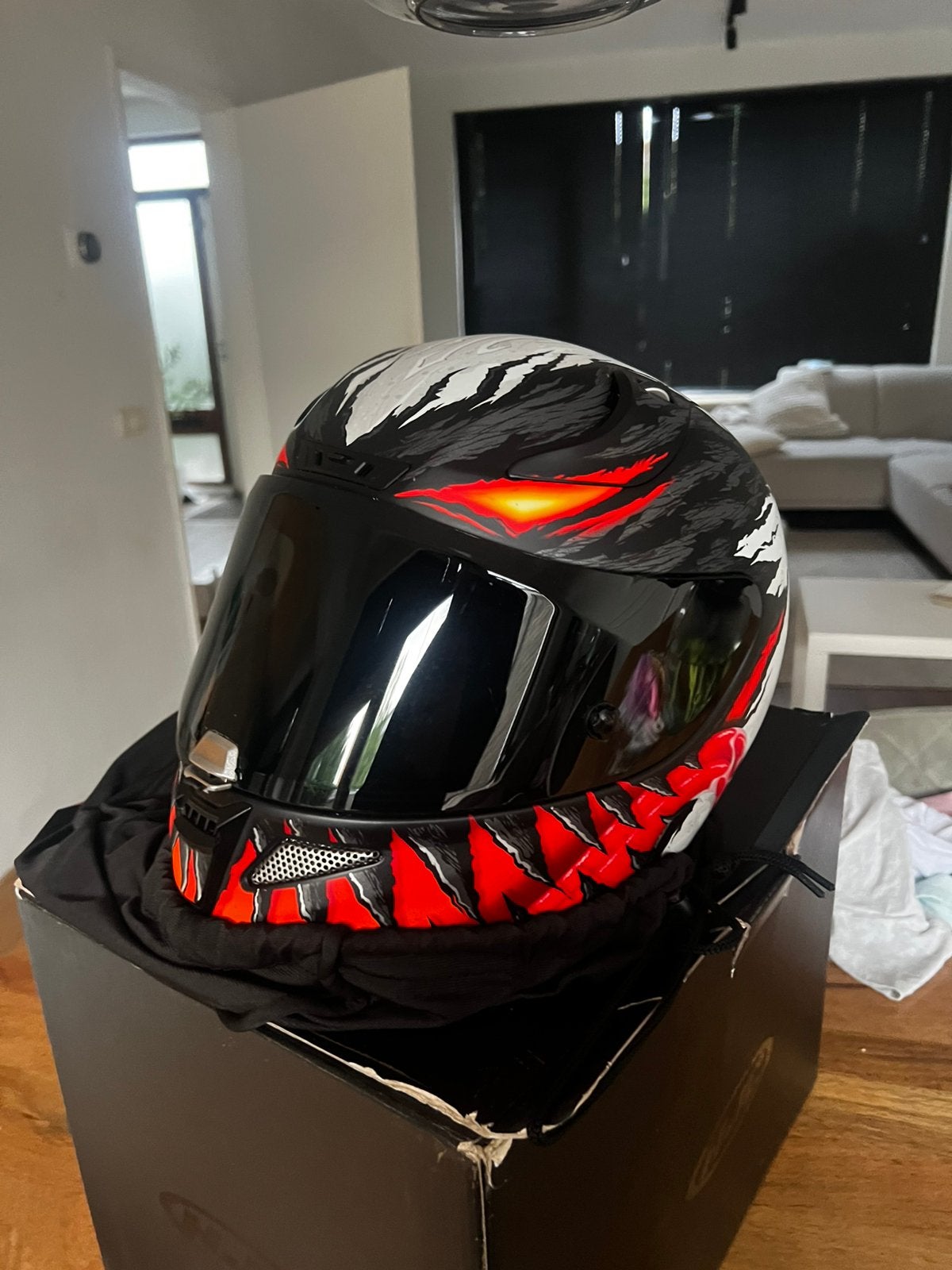 HJC Rpha 11 - Anti Venom Marvel Edition Helmet | Size M, M, HJC, Kinderen, Ophalen of Verzenden